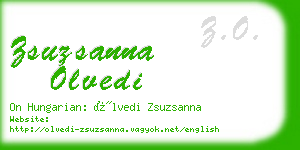 zsuzsanna olvedi business card